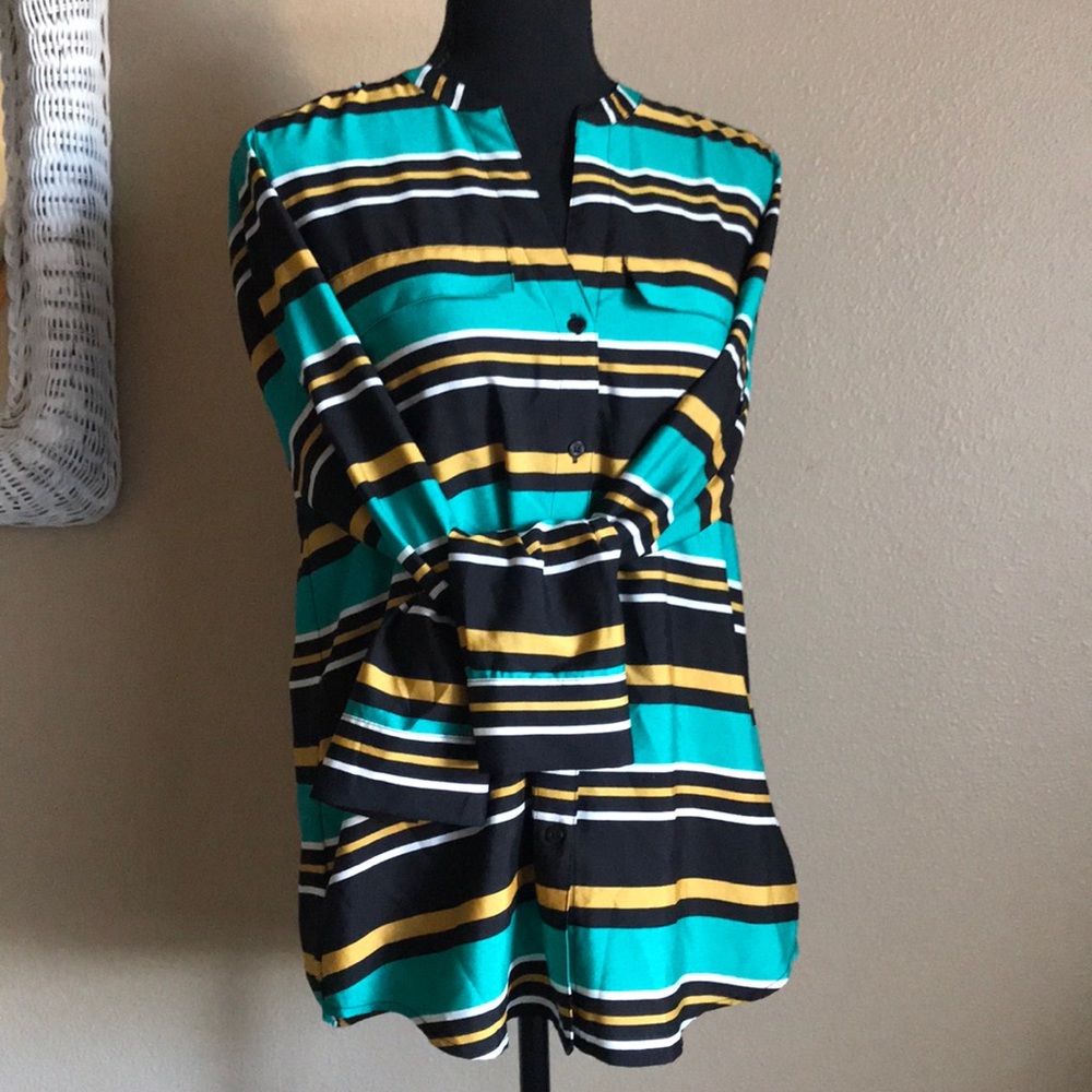 Calvin Klein Multi Stripe Button Down - image 6